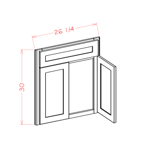 s-Diagonal-Corner-Sink-Base-Front