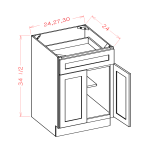 s-Double-Door-Single-Drawer-Bases